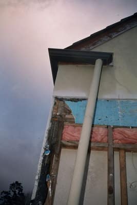 Risk House - Fascia Plastered In Resulting Damage