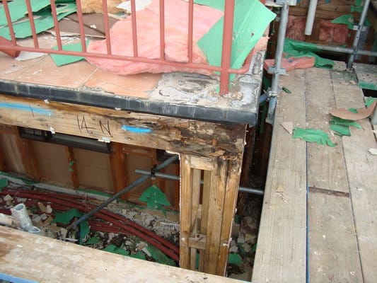 Risk House - Handrail Penetration Resulting Damage