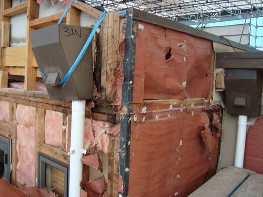 Risk House - Roof Rainhead Resulting Damage