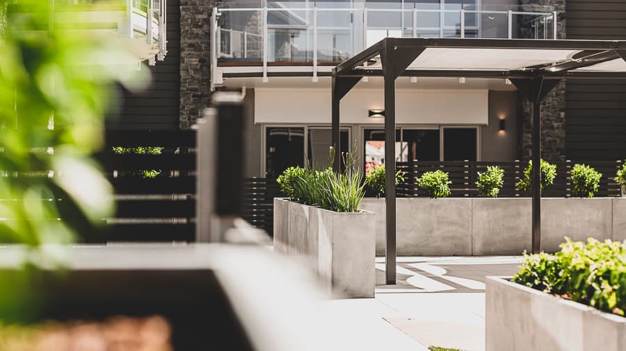 Orewa Grand Apartments Orewa Grand Apartments - internal Courtyard